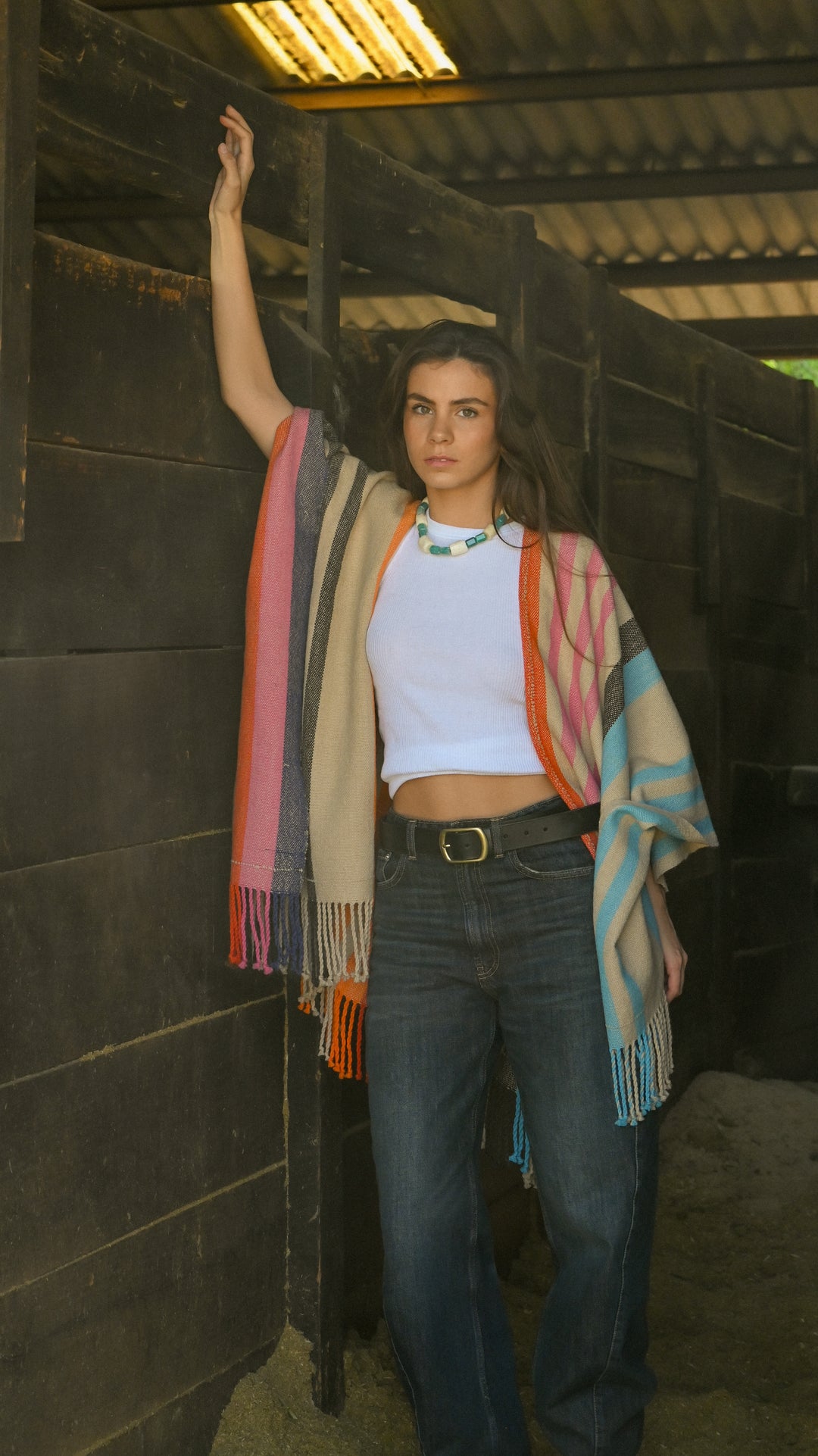 Manta Alpaca Natural Colores