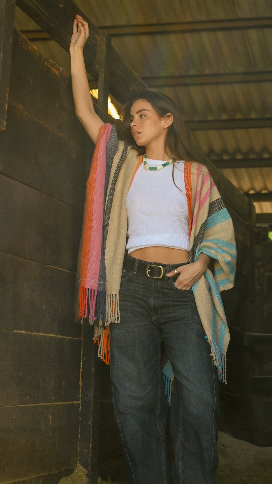 Manta Alpaca Natural Colores