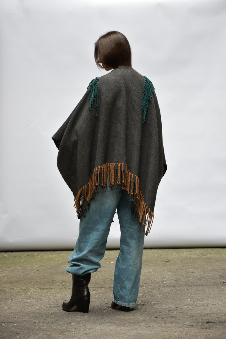 Manta Alpaca Marengo Flecos