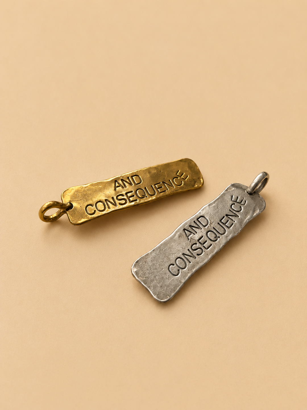 Placa de Bronce "And Consequence"