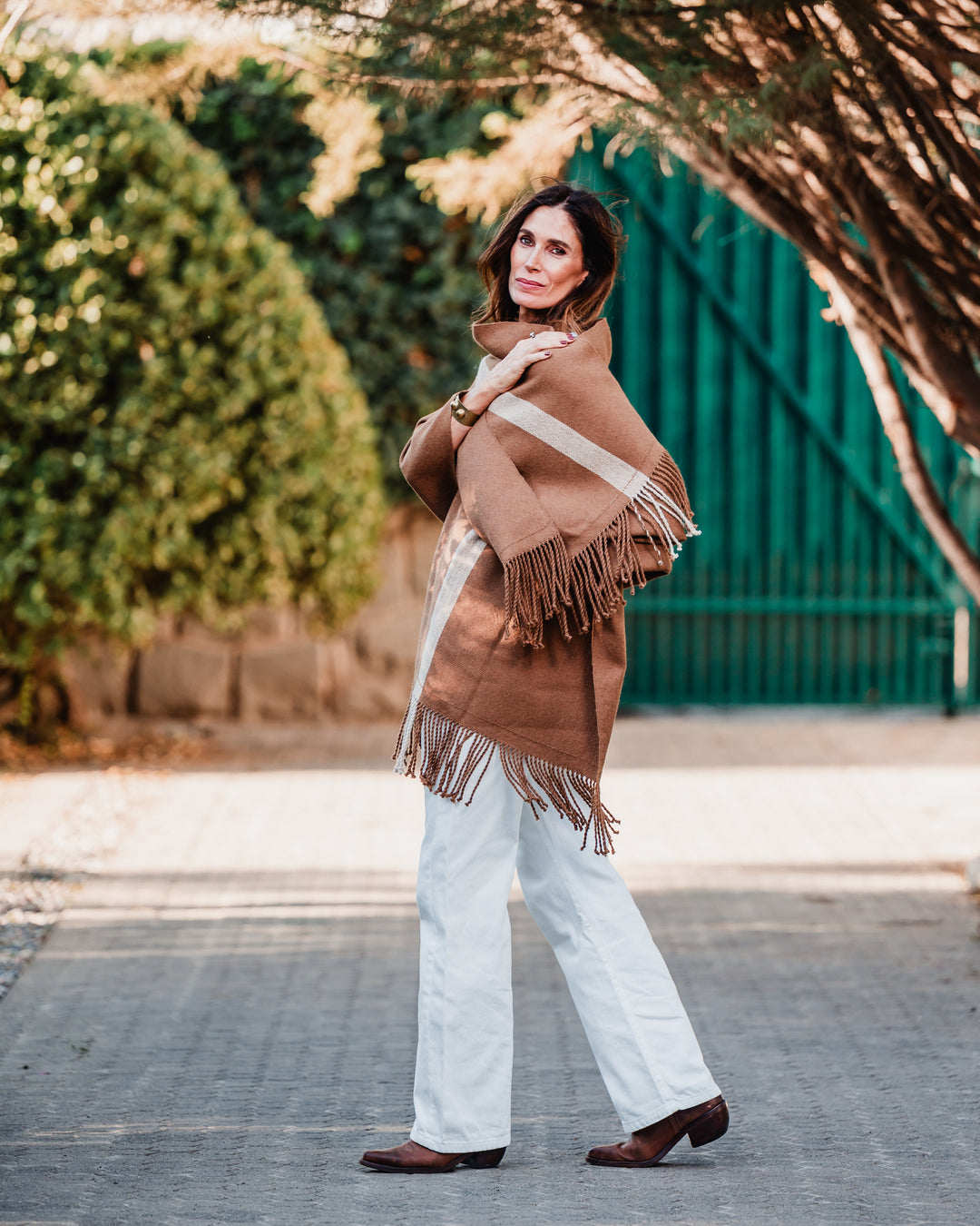 Echarpe Alpaca Camel/Natural