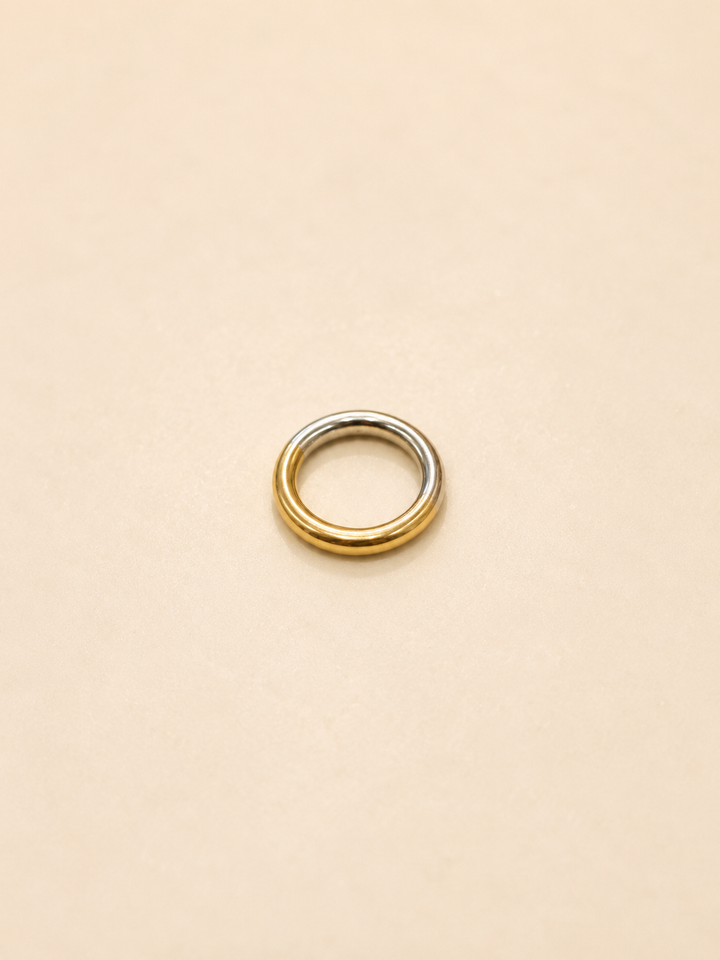 Anillo Argolla Bicolor