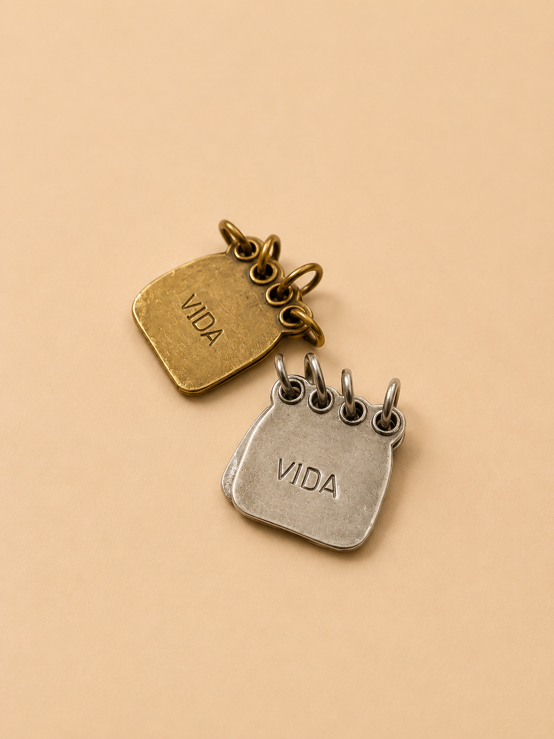 Placa "Vida Vivida" Doble de Bronce