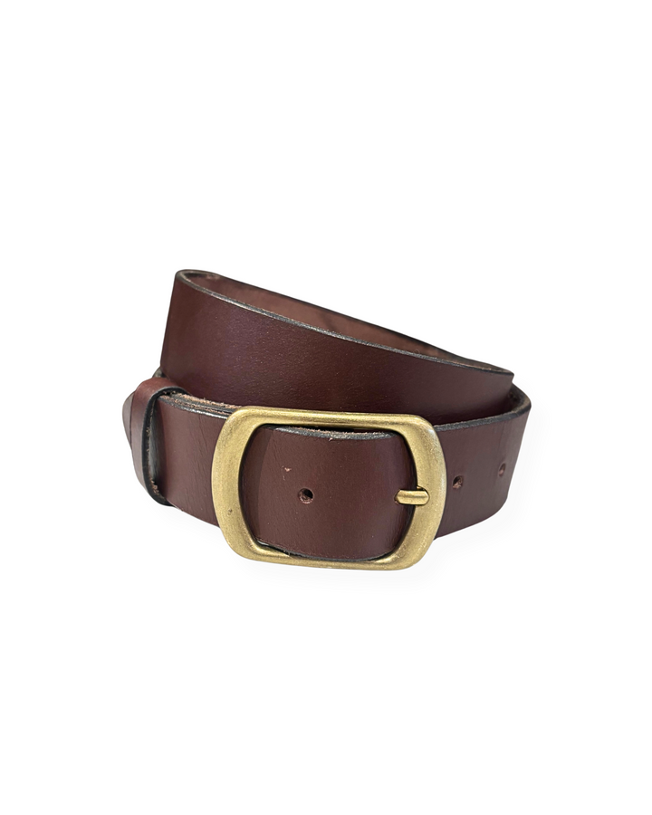 Cinturon Cuero Bronce