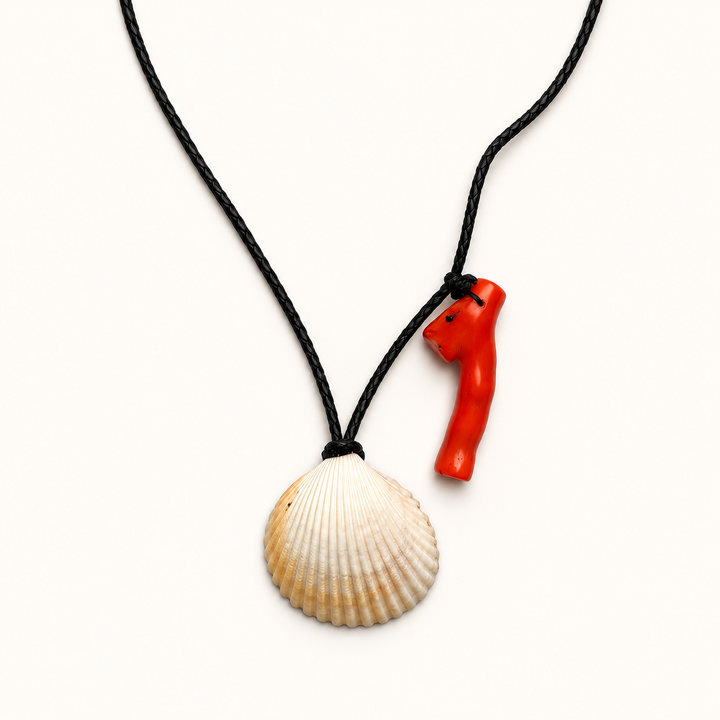 Collar Concha y Coral