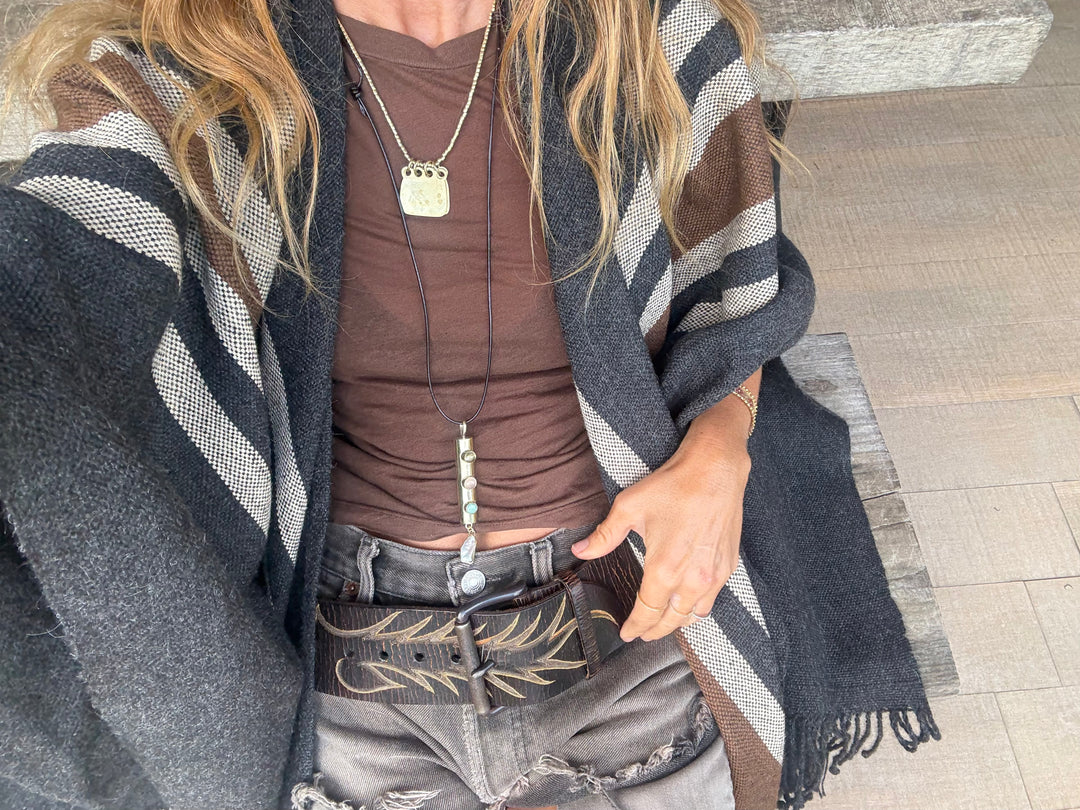 Manta Alpaca Marengo Colores Tierra