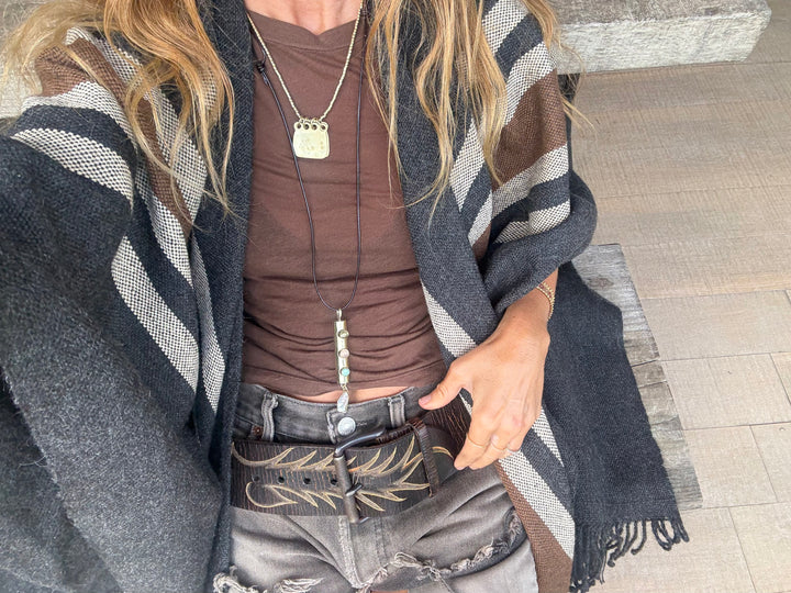 Manta Alpaca Marengo Colores Tierra