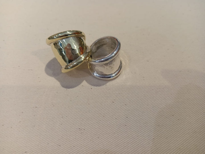 Anillo Martillado de Plata