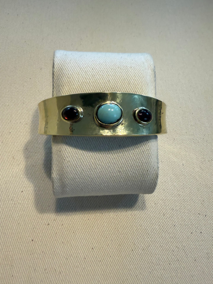 Esclava de Bronce y Turquesa Natural