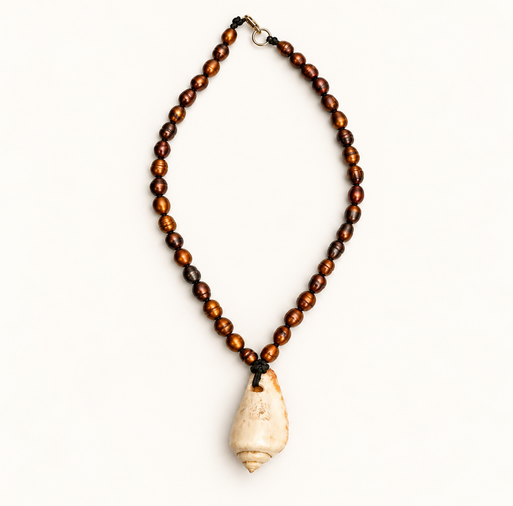 Collar Piedras Conchita Espiral