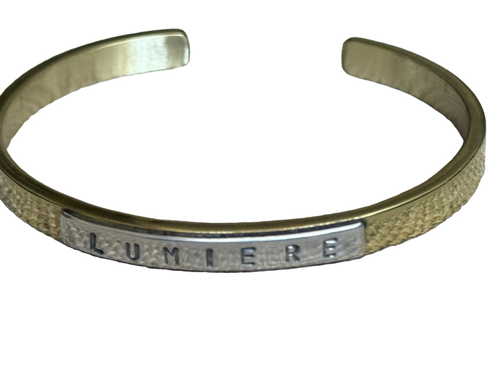 Esclava lumiere bronce plata