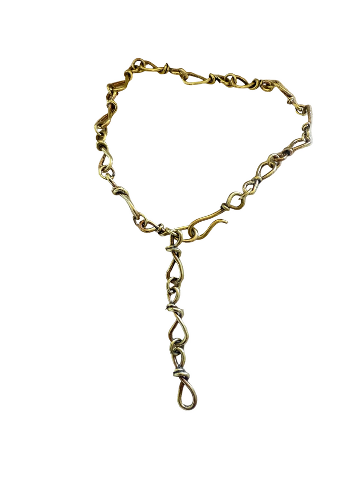 Collar nudo bronce 50 cm