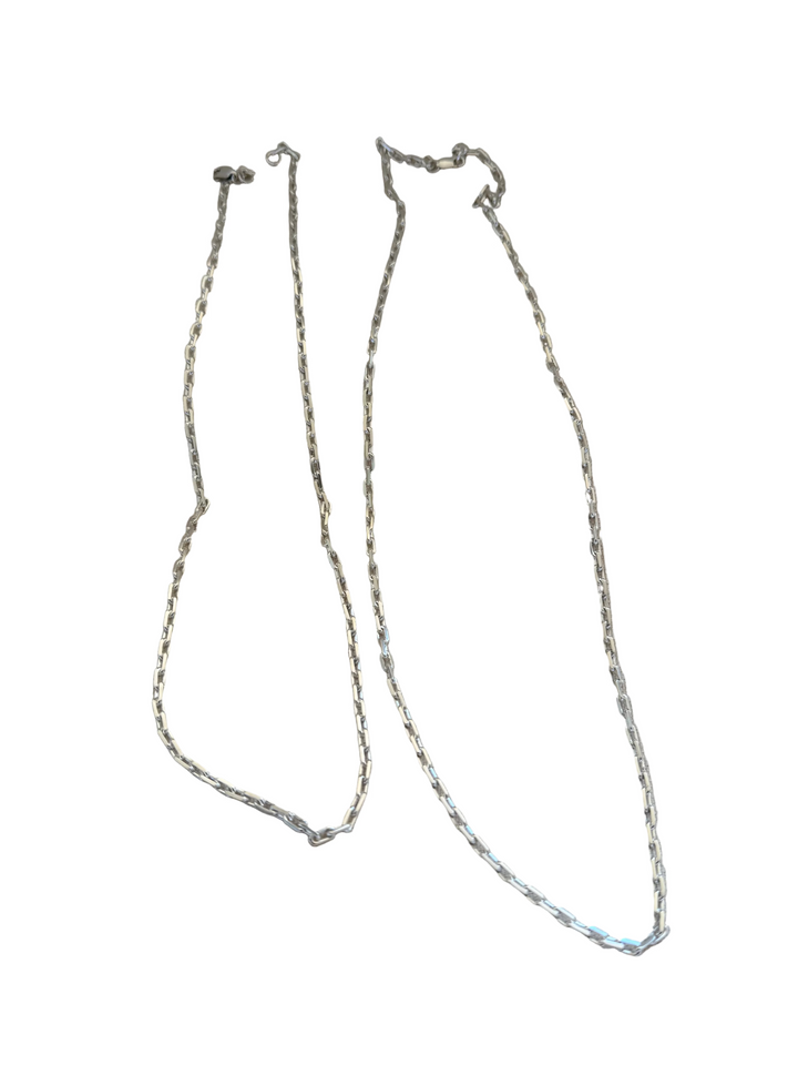 Cadena limada perfecta de plata