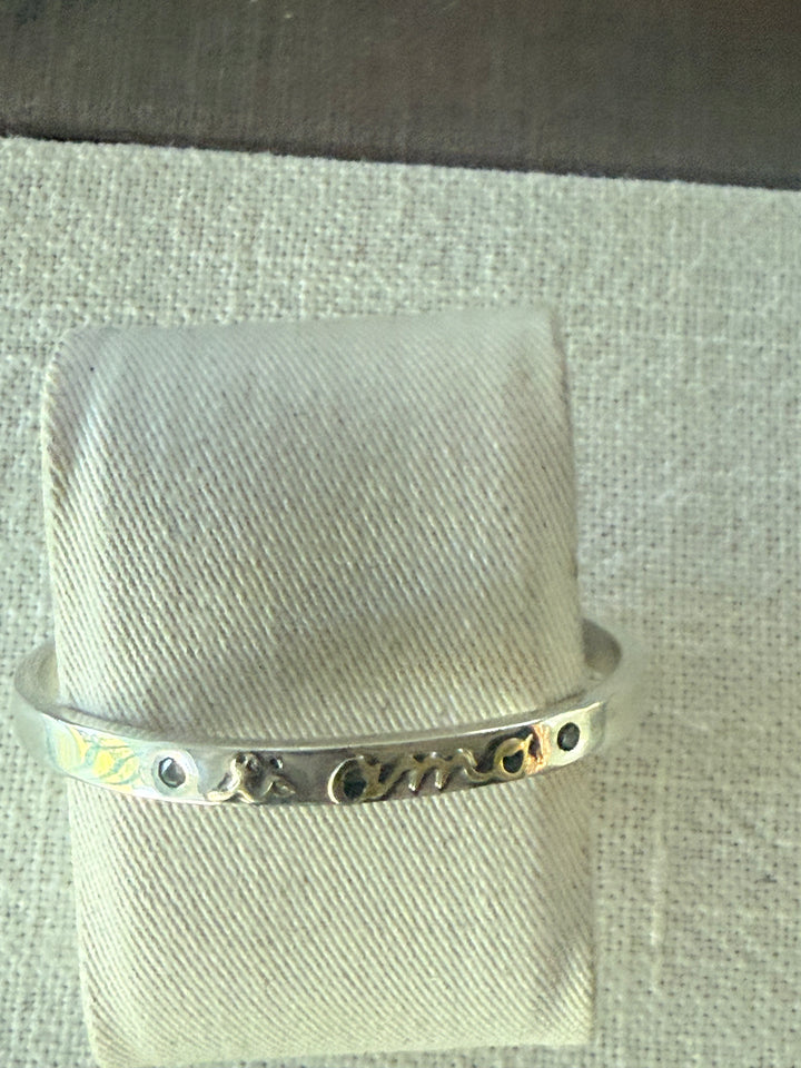 Esclava ti amo plata circon