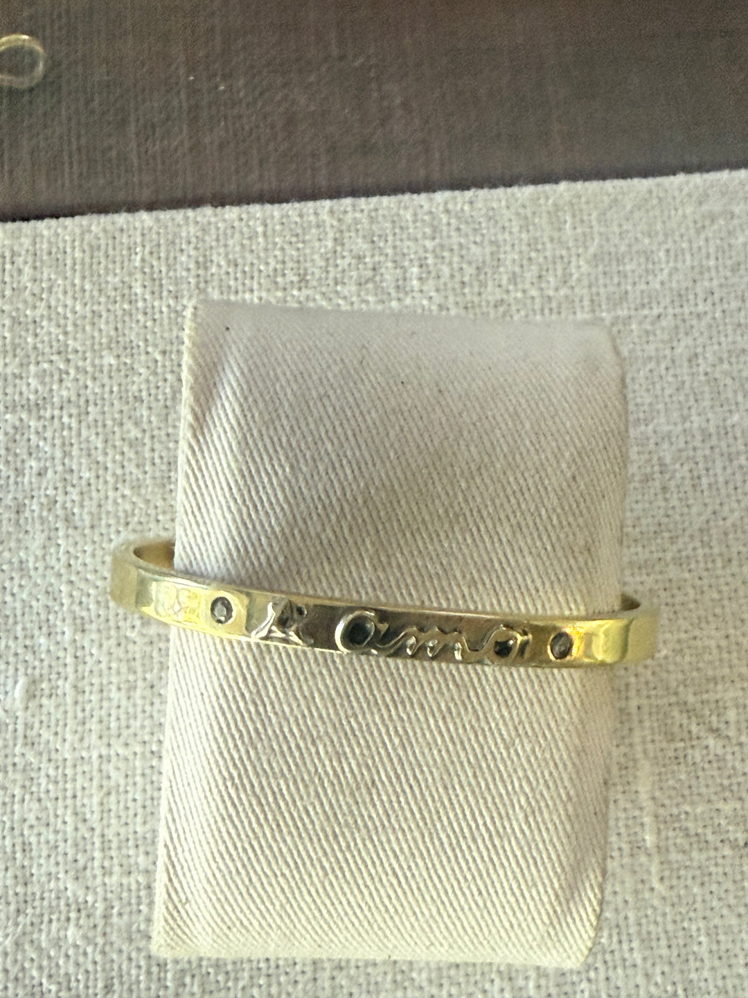 Esclava ti amo circon bronce