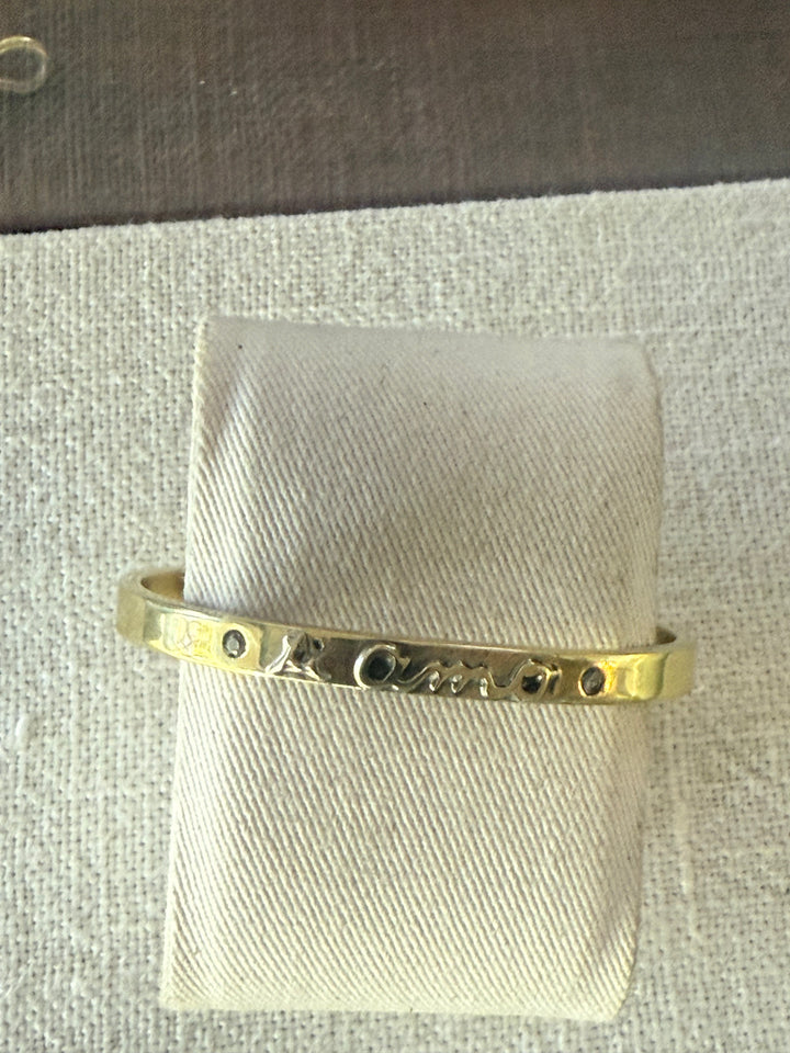 Esclava ti amo circon bronce