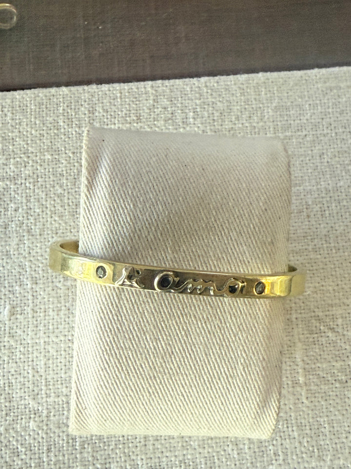 Esclava ti amo circon bronce