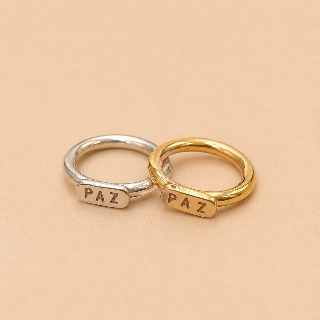 Anillo Paz Bronce