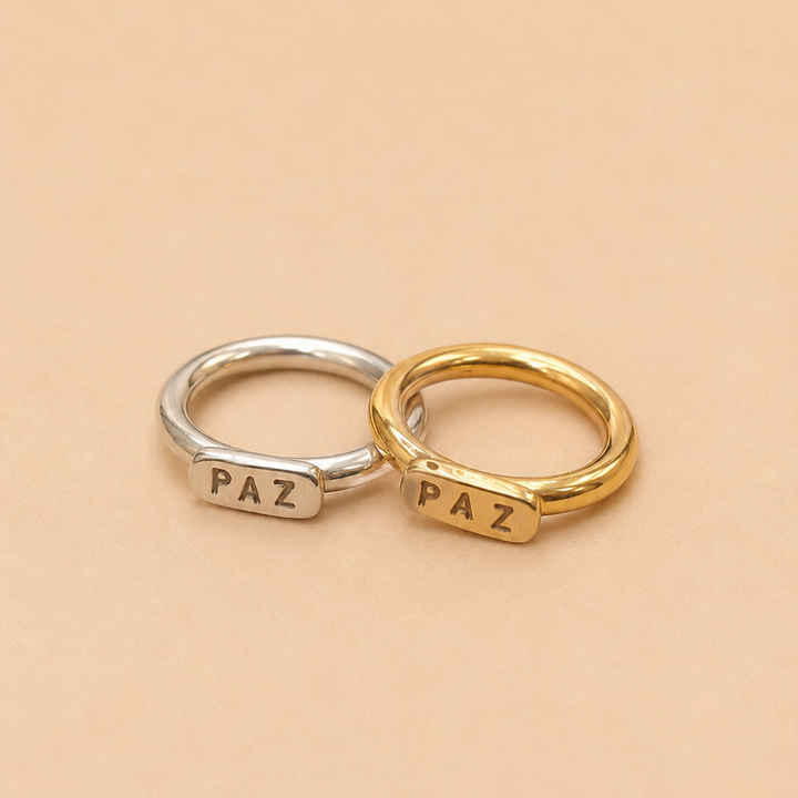 Anillo Paz Bronce