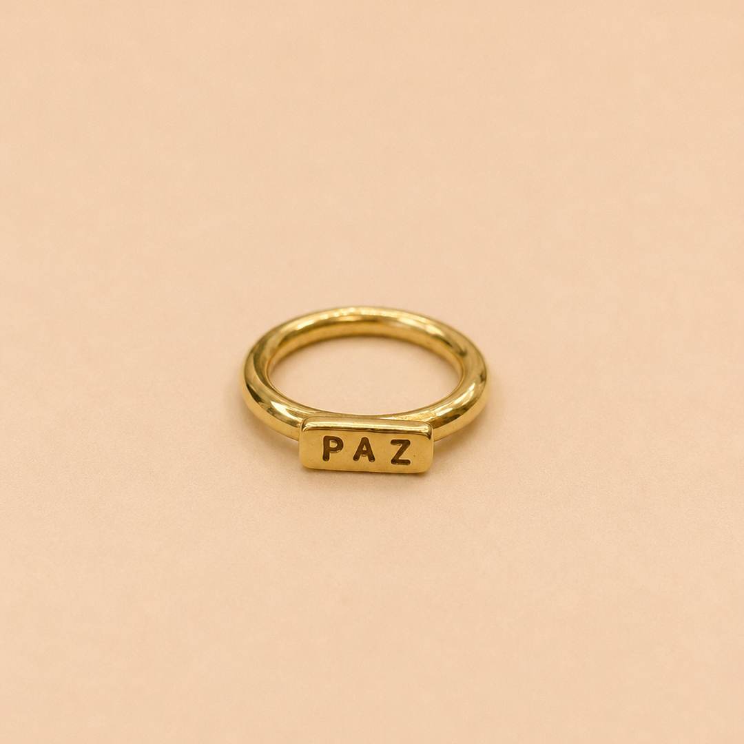 Anillo Paz Bronce
