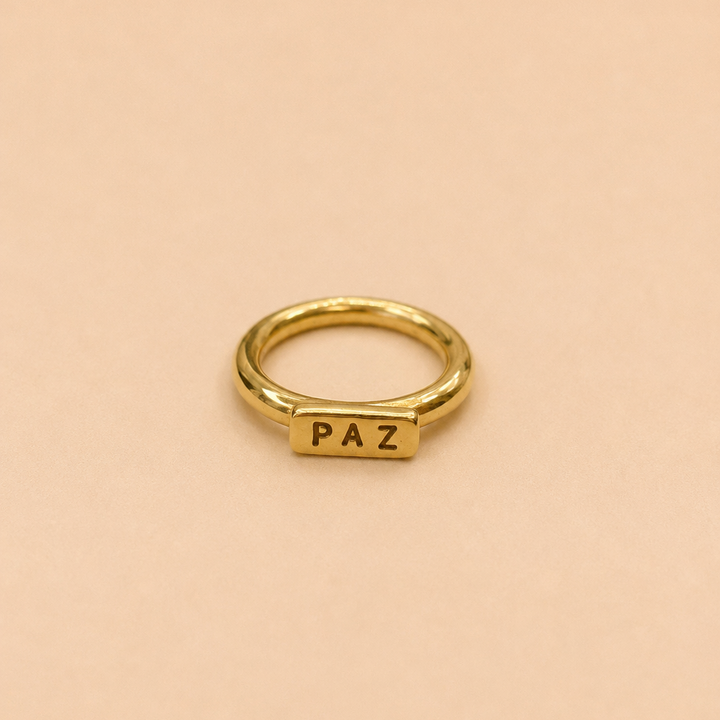 Anillo Paz Bronce