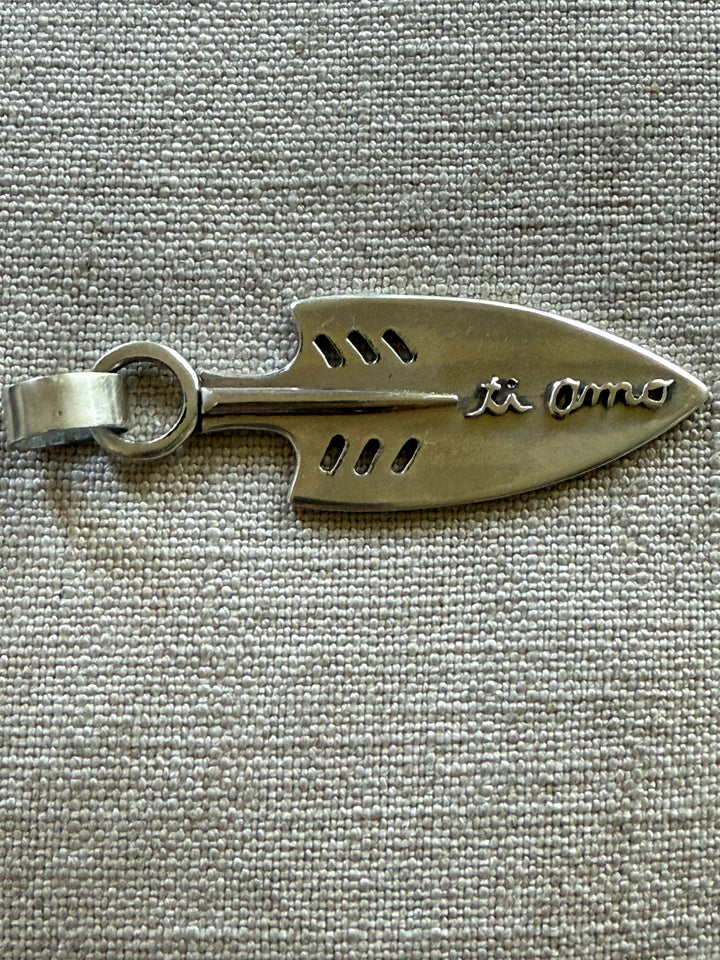 Flecha ti amo de plata