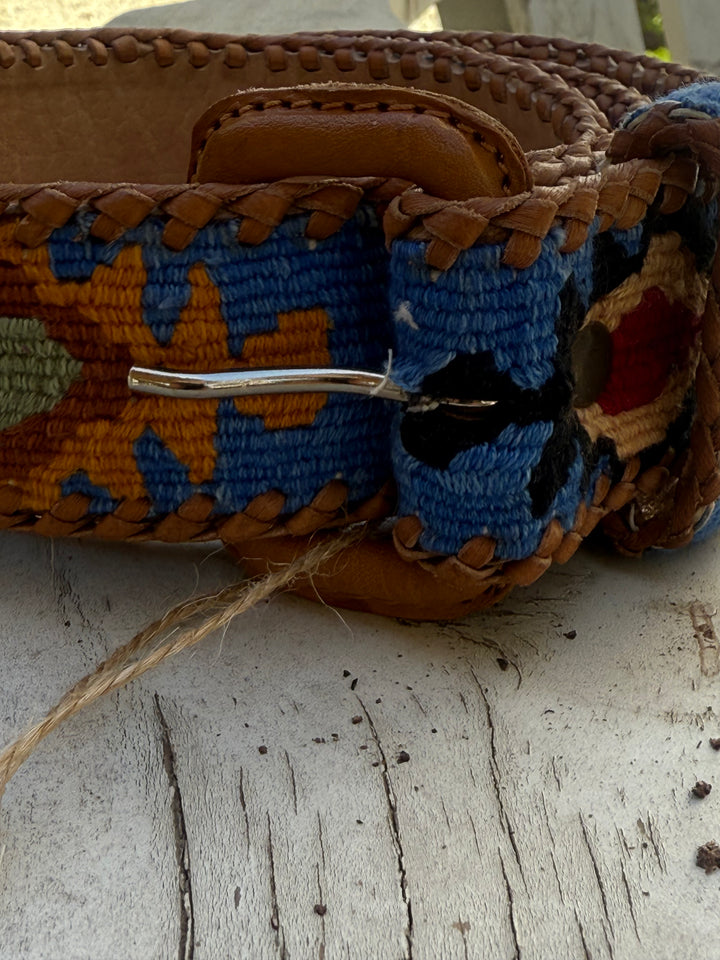 Cinturon de cuero hecho a mano