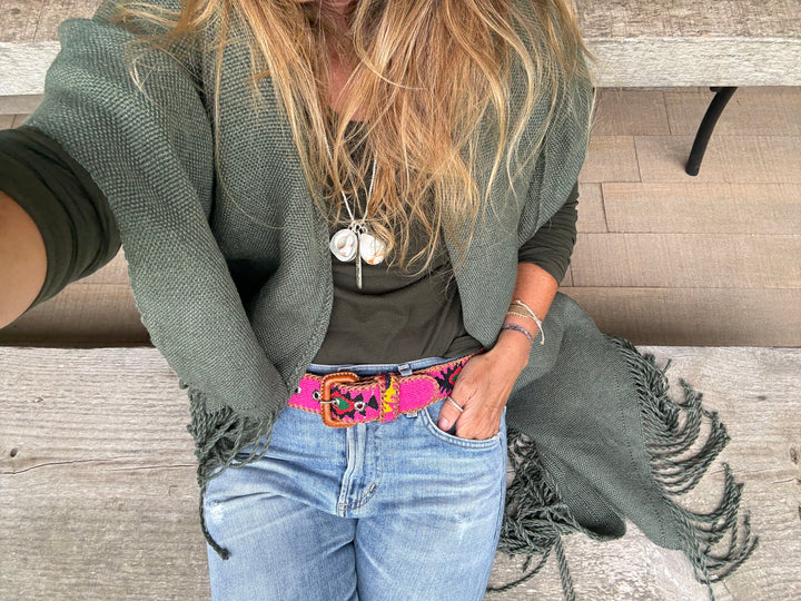 Cinturón de cuero hechos a mano