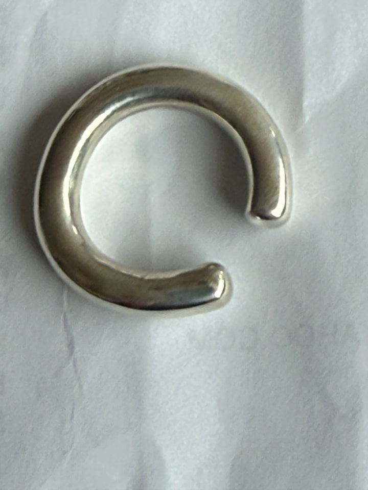 Anillo plata  bombe abierto