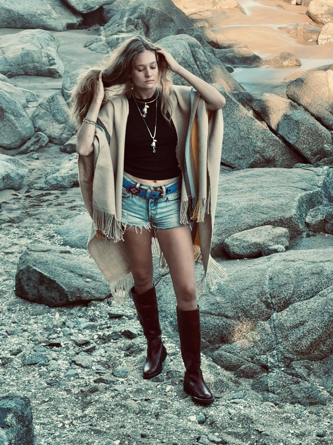 Bota De Montar caramelo