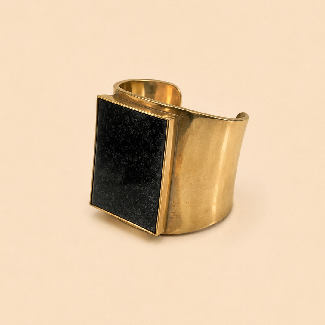 Esclava Piedra Onix Bronce