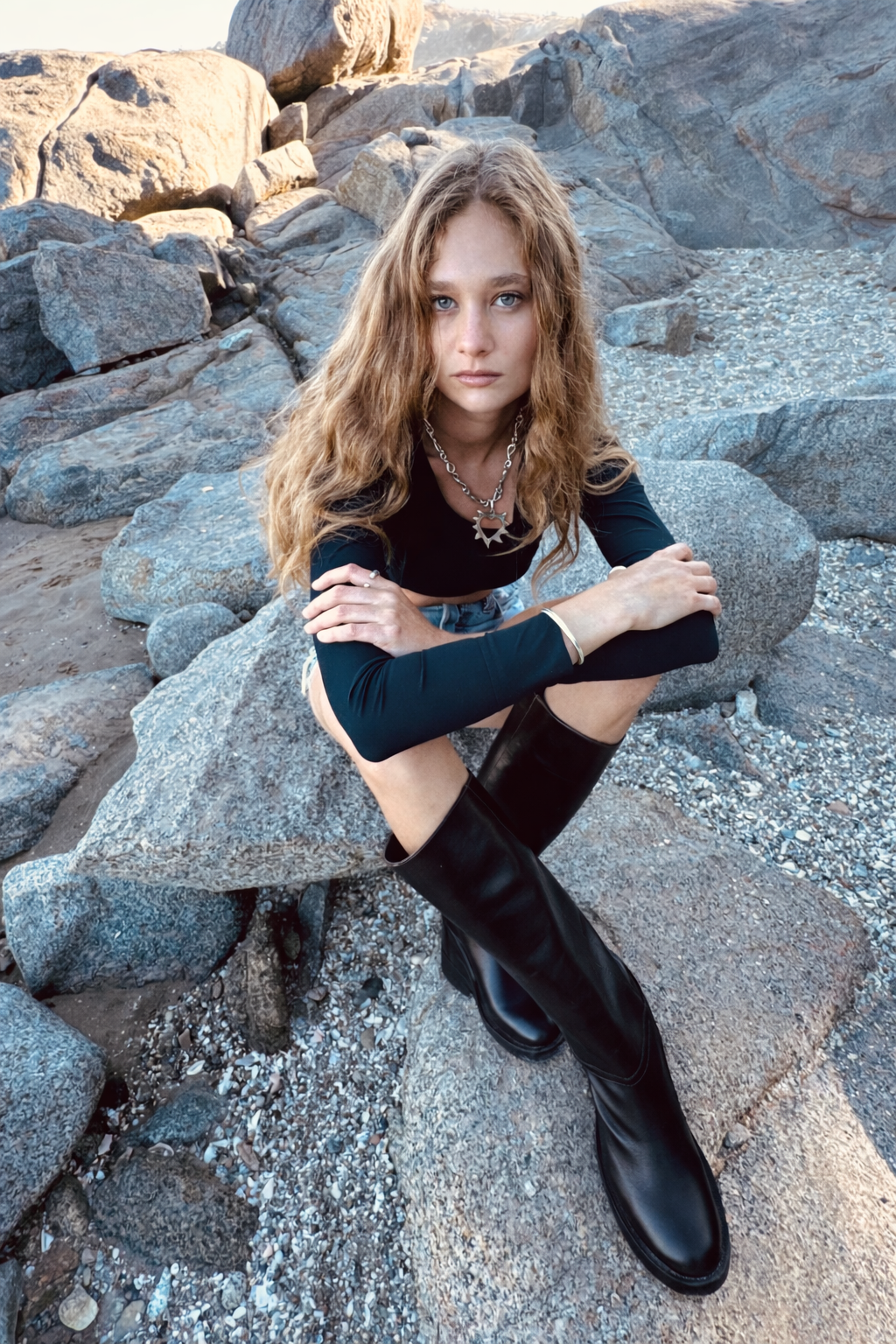 Bota de Montar Negro