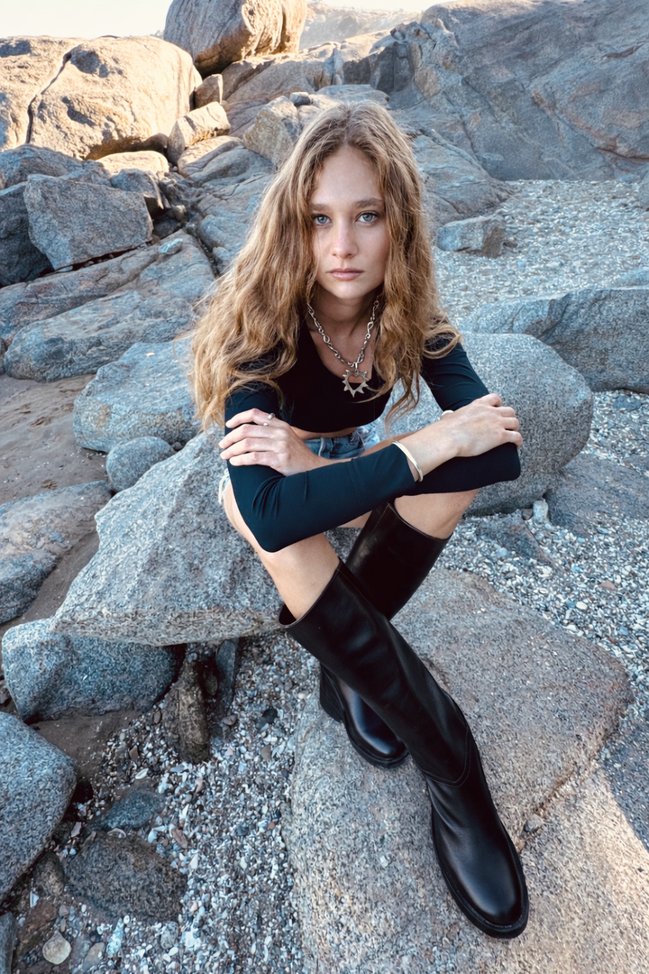 Bota de Montar Negro