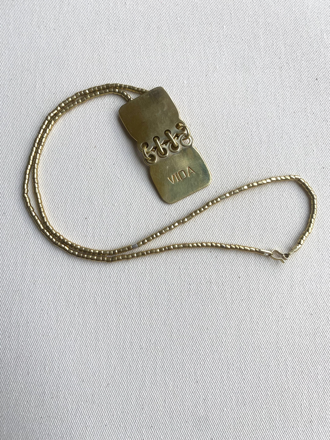 Placa Doble de Bronce