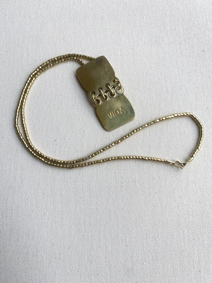 Placa Doble de Bronce