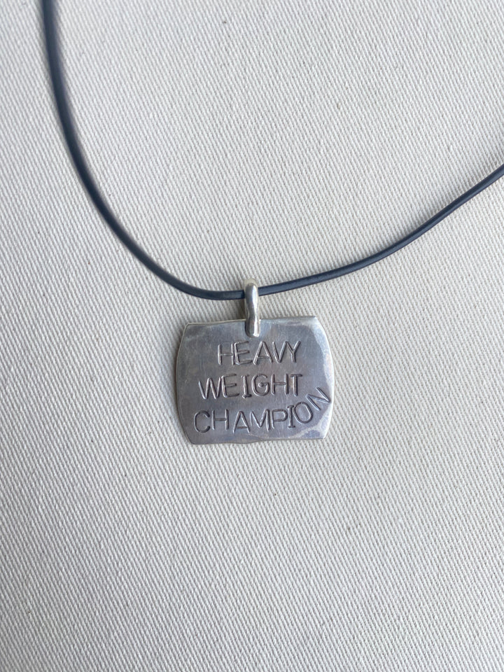 Placa plata heavy weight
