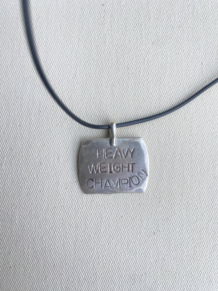 Placa plata heavy weight