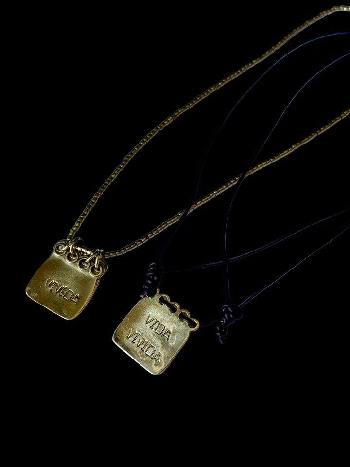 Placa Doble de Bronce