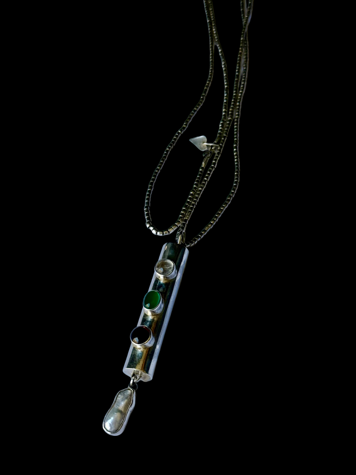 Colgante de Piedra Plata