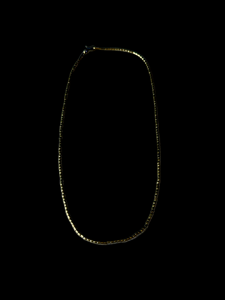 Cadena Mostacilla de Bronce