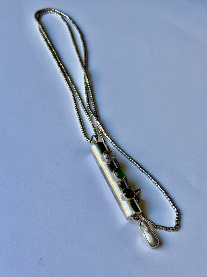 Colgante de Piedra Plata