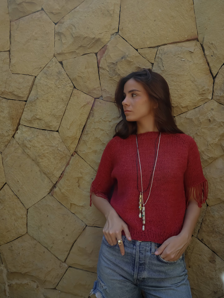 Colgante Piedras Bronce