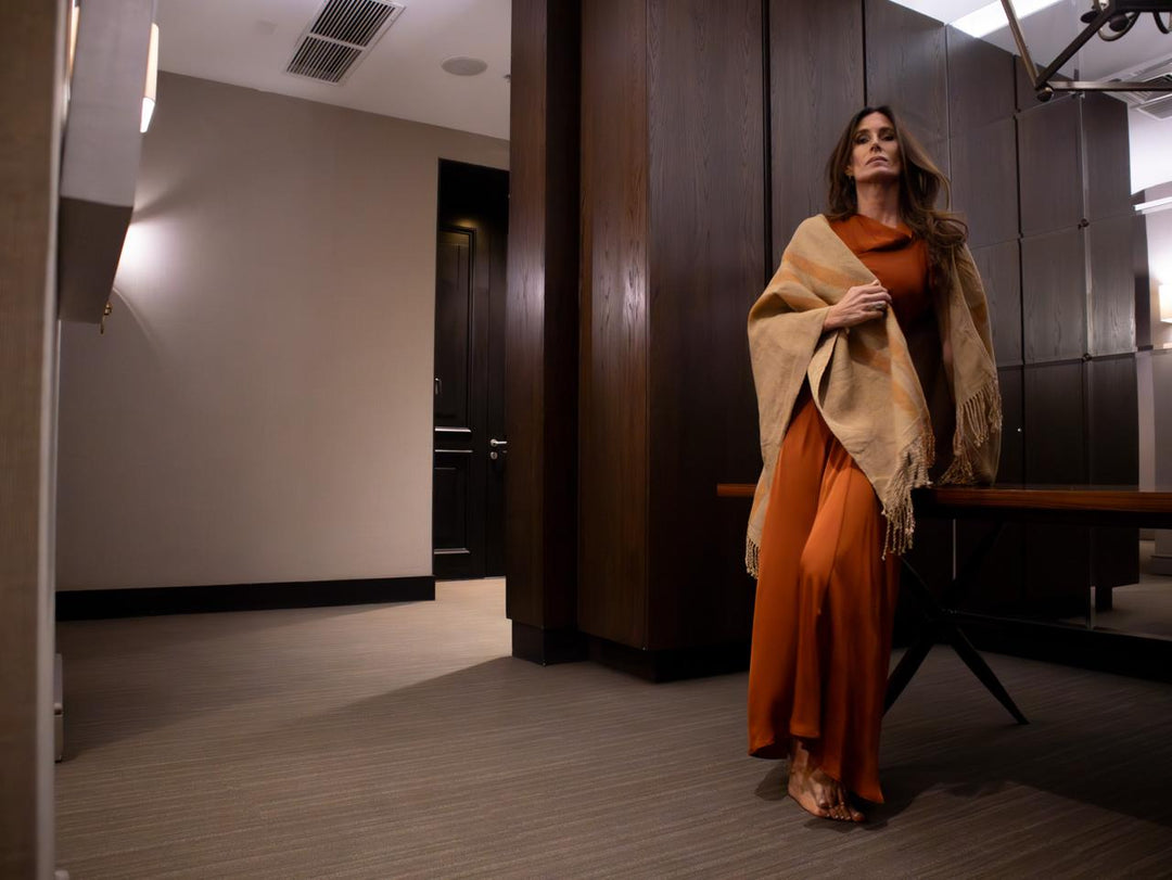 Manta Vicuña Oro Lino