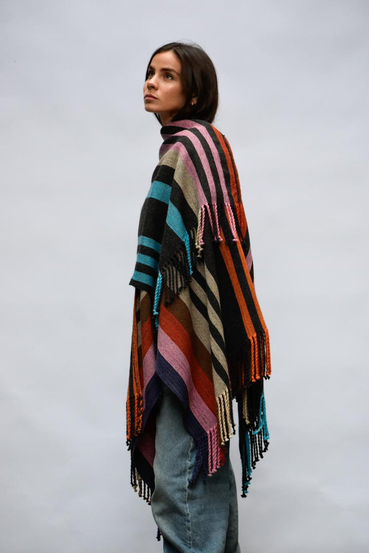 Manta Alpaca Colores/ Marengo