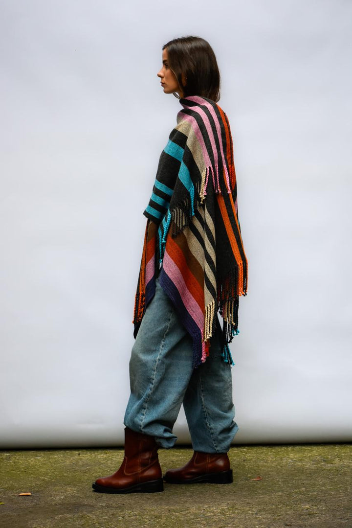 Manta Alpaca Colores/ Marengo