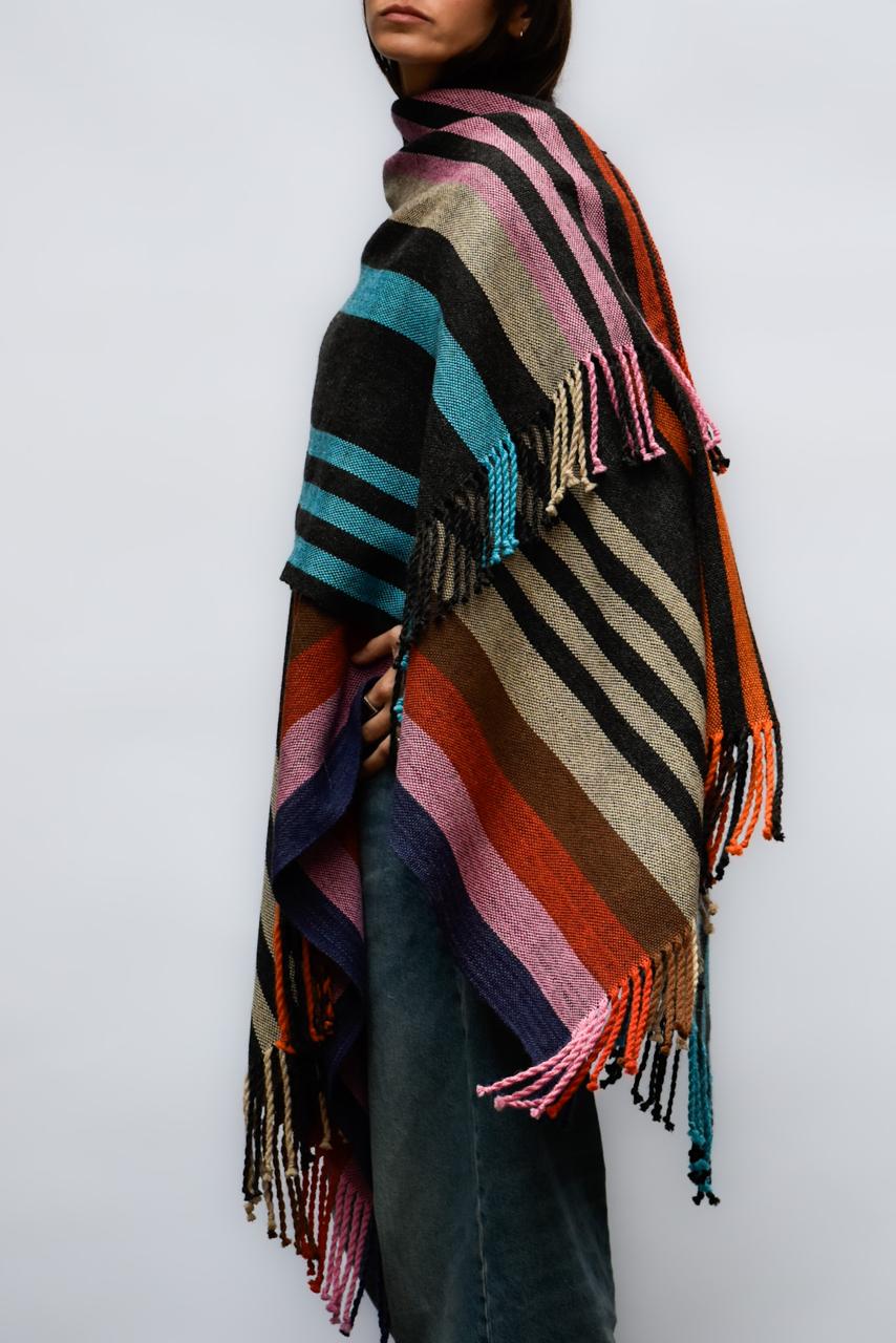 Manta Alpaca Colores/ Marengo